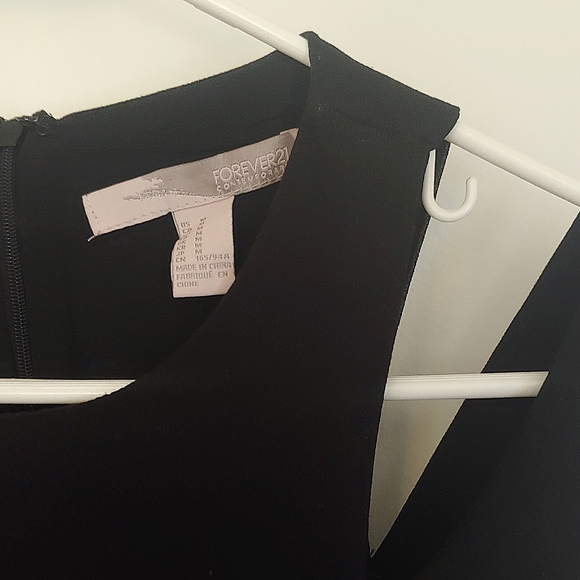 Forever 21 Little Black Dress wCutouts/Mesh Panels - Picture 3 of 9